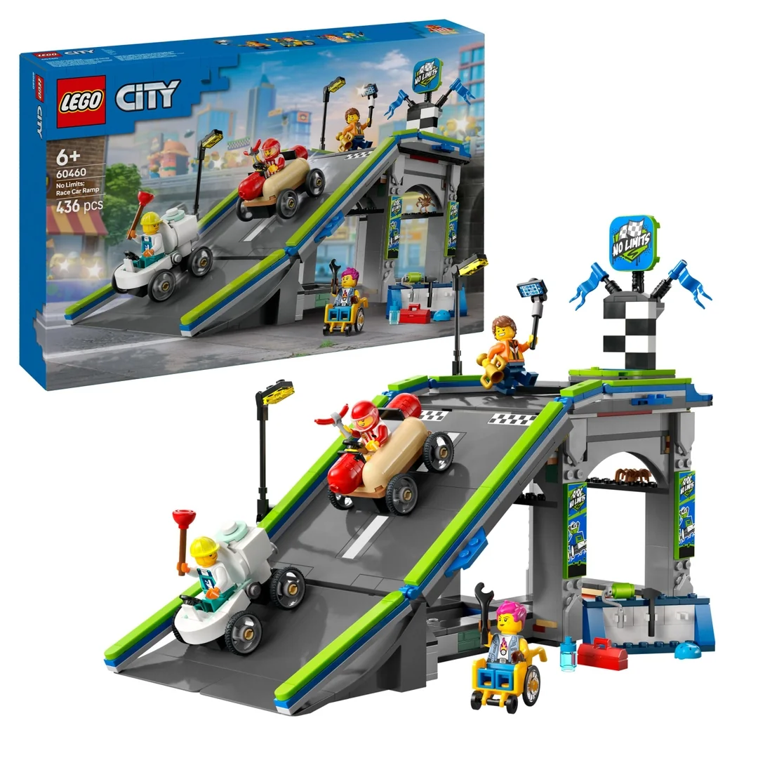 LEGO® City 60460 Tvoje pravidlá: Pretekárska dráha s rampami