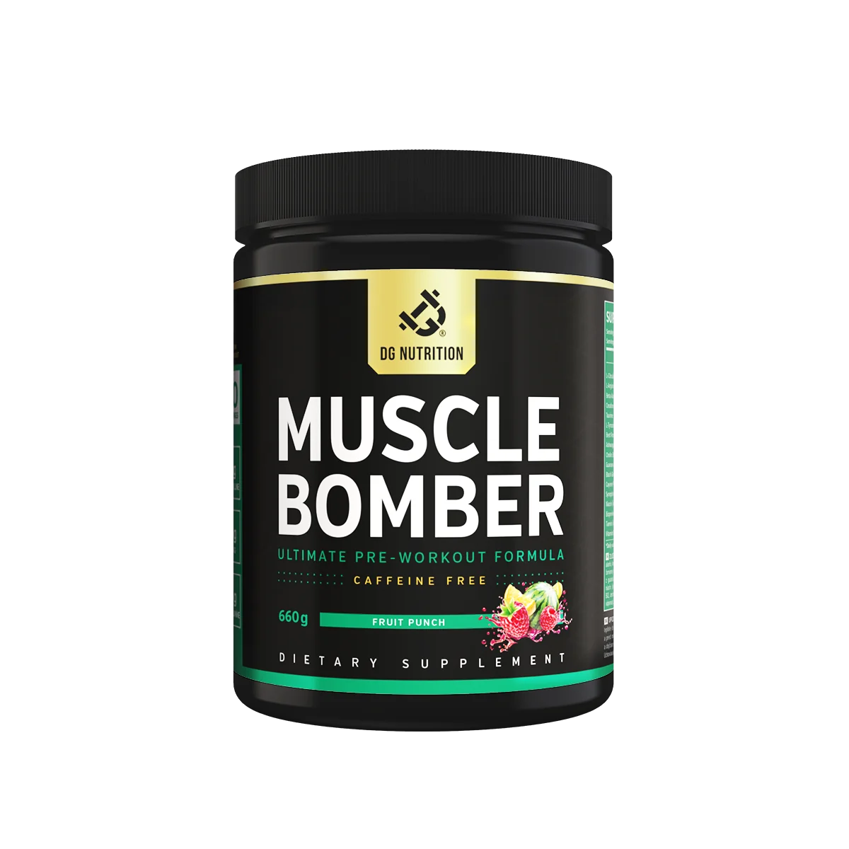 Muscle Bomber pre-workout Zmes ovocia 660 g