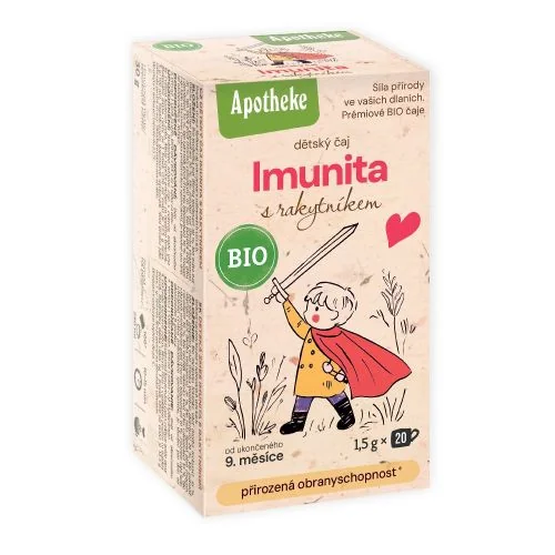 APOTHEKE BIO Detský Imunita s rakytníkom 20/1,5g 20 ks