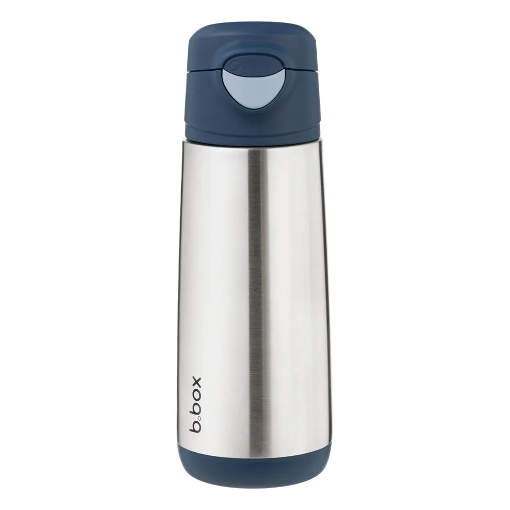 Športová termoska na pitie 500 ml midnight, nerezová oceľ