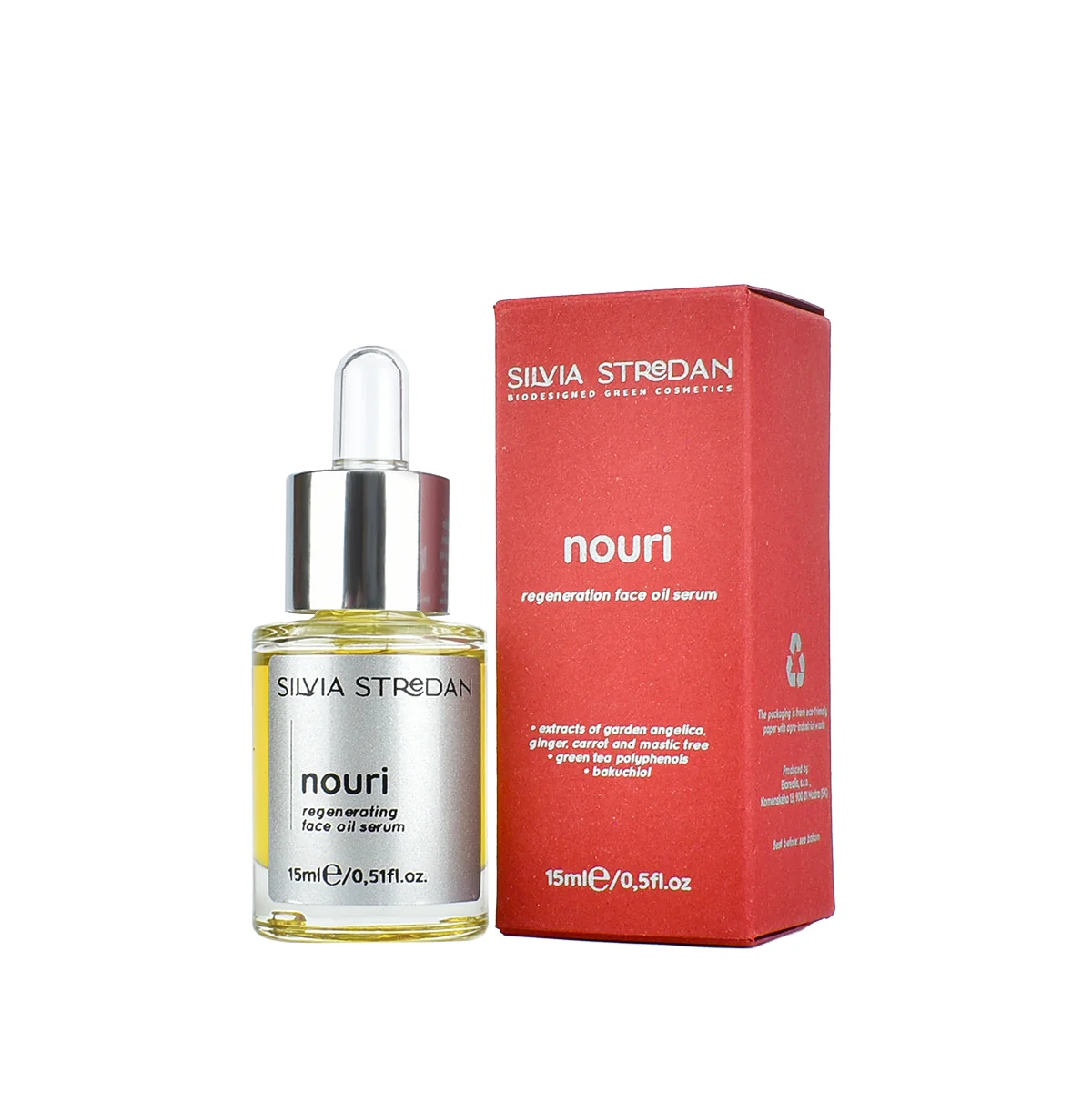 NOURI, regenerujúce olejové sérum - 15 ml, slovenský výrobok