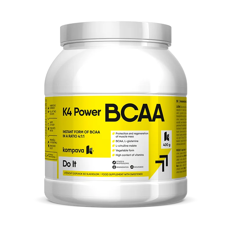 Kompava K4 Power BCAA 4:1:1 instant 1×400 g, výživový doplnok, grep