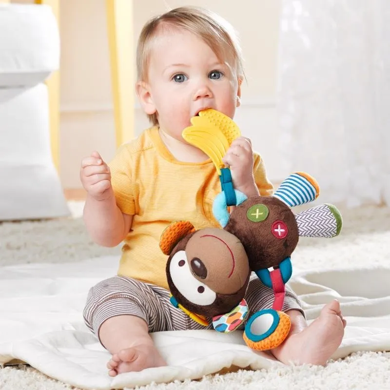 Hračka aktívna na C krúžku Bandana Buddies Opička 0m+ 