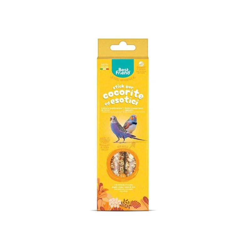 Prírodné tyčinky pre andulky a exoty 85 g, med