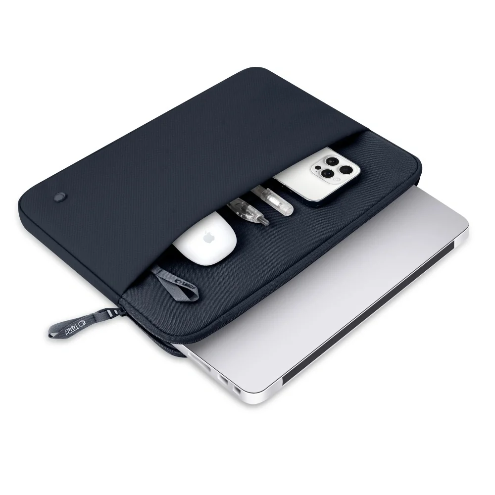 Tech-Protect Sleeve Cover obal na notebook 15-16'', tmavomodrý