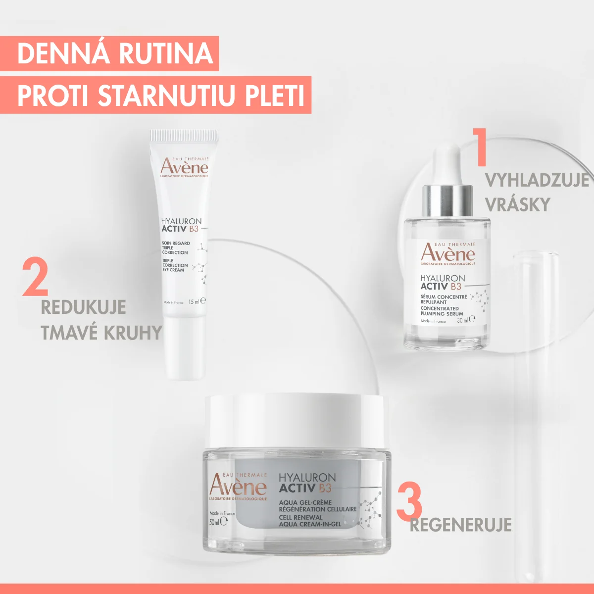 Avène Hyaluron Activ B3 Aqua gél-krém 50 ml