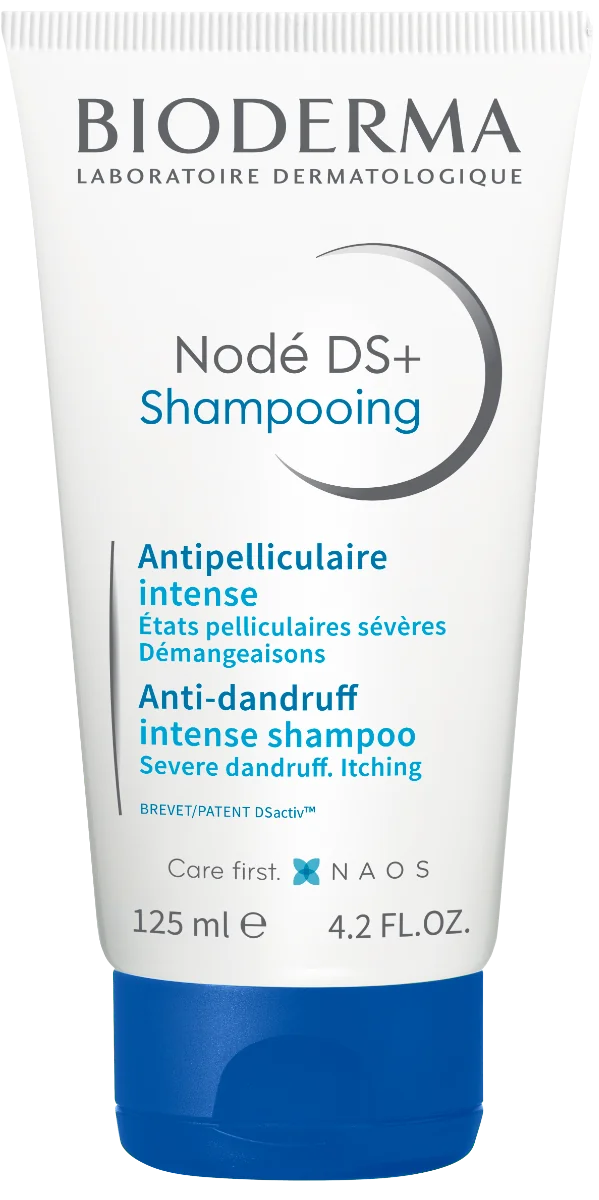 BIODERMA Nodé DS+ upokojujúci a protisvrbivý šampón proti lupinám 1×125 ml, šampón