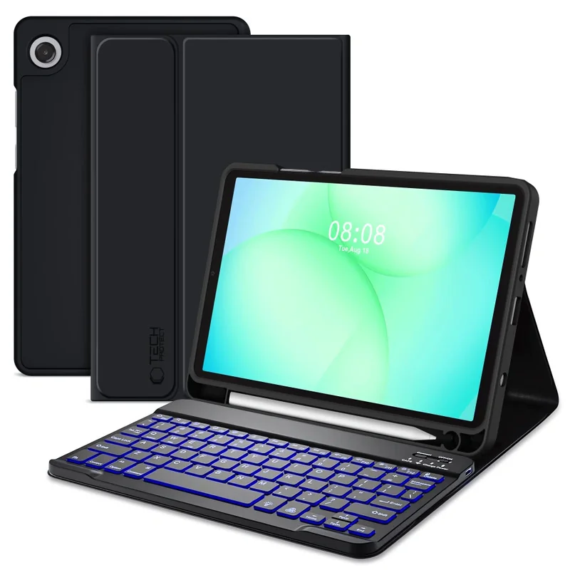 Tech-Protect SC Pen Keyboard puzdro s klávesnicou na Samsung Galaxy Tab A9 / A11 8.7'', čierne b A9 / A11 8.7'', čierne