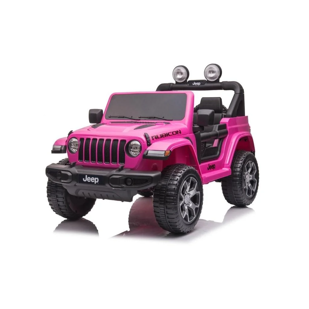 Detské elektrické autíčko Baby Mix Jeep Wrangler Rubicon ružové