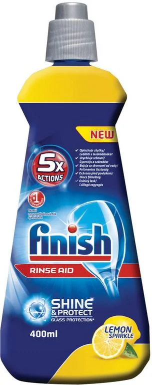 Finish Leštidlo do umývačky riadu Lemon 1×400 ml, citrónová vôňa