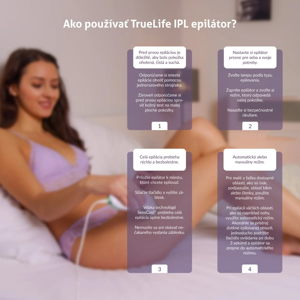 TrueLife BELLE IPL E3 1×1 ks, epilátor