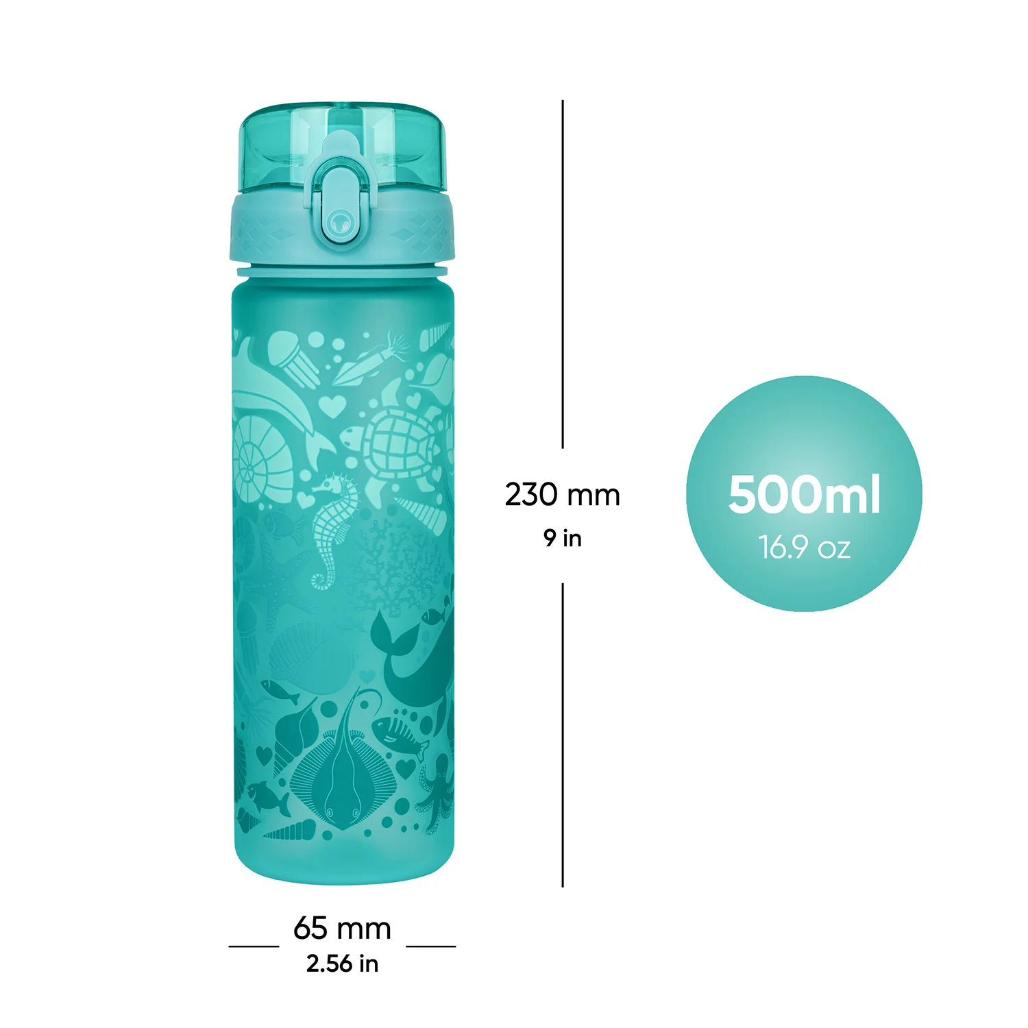 Baagl Tritanová fľaša na nápoje Delfín 500 ml