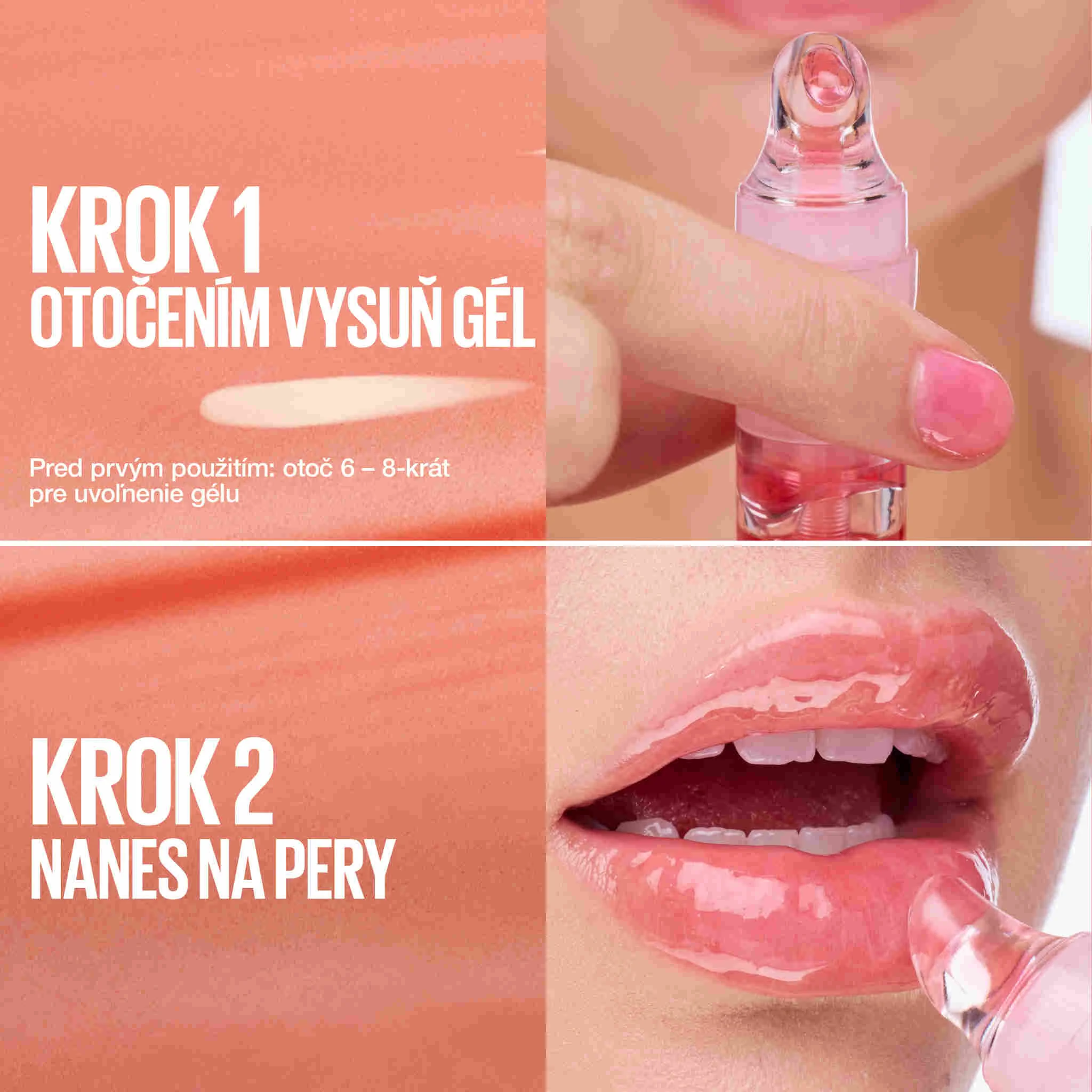 MAYBELLINE NY LIFTER GEL OLEJOVÝ GÉL NA PERY 006 STRAWBERRY SHAKE 6,6 ml