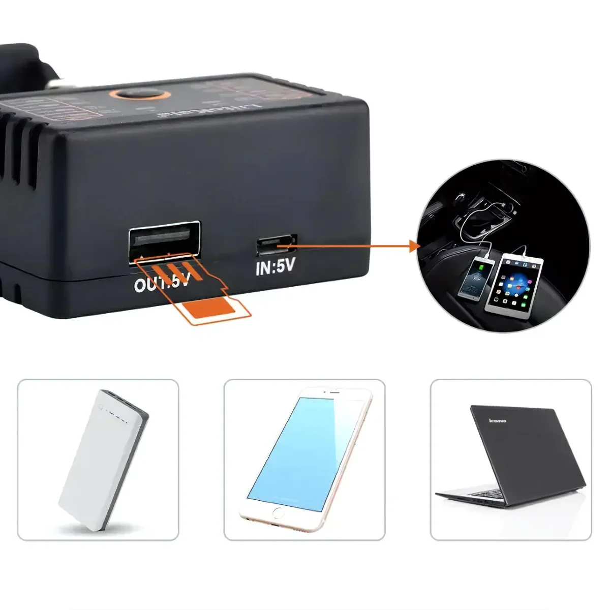 MG Battery Charger nabíjačka batérií Li-ion / A / AA / AAA