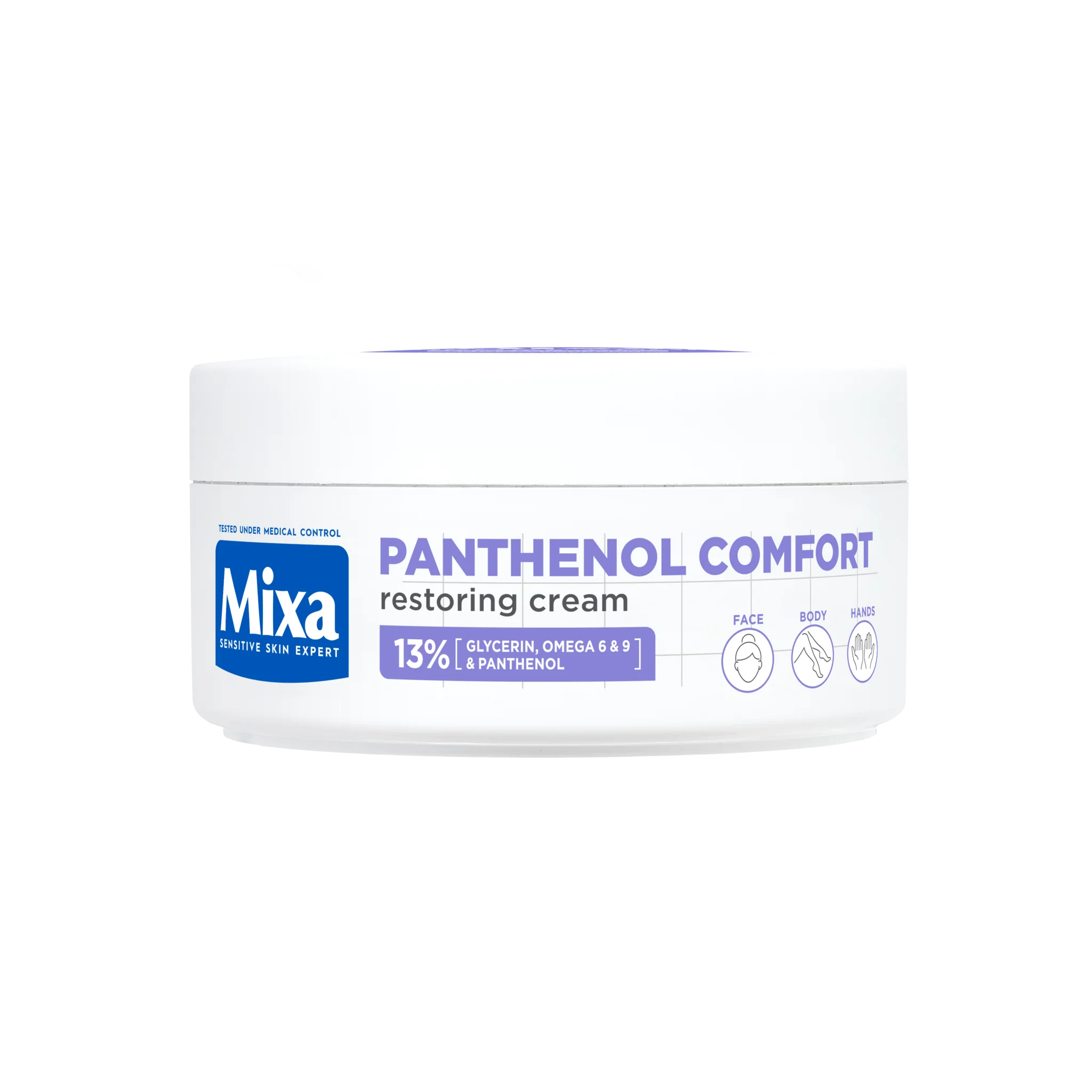 Mixa Panthenol Comfort obnovujúca telová starostlivosť aj na pokožku so sklonom k atopii 1×150 ml, telový krém