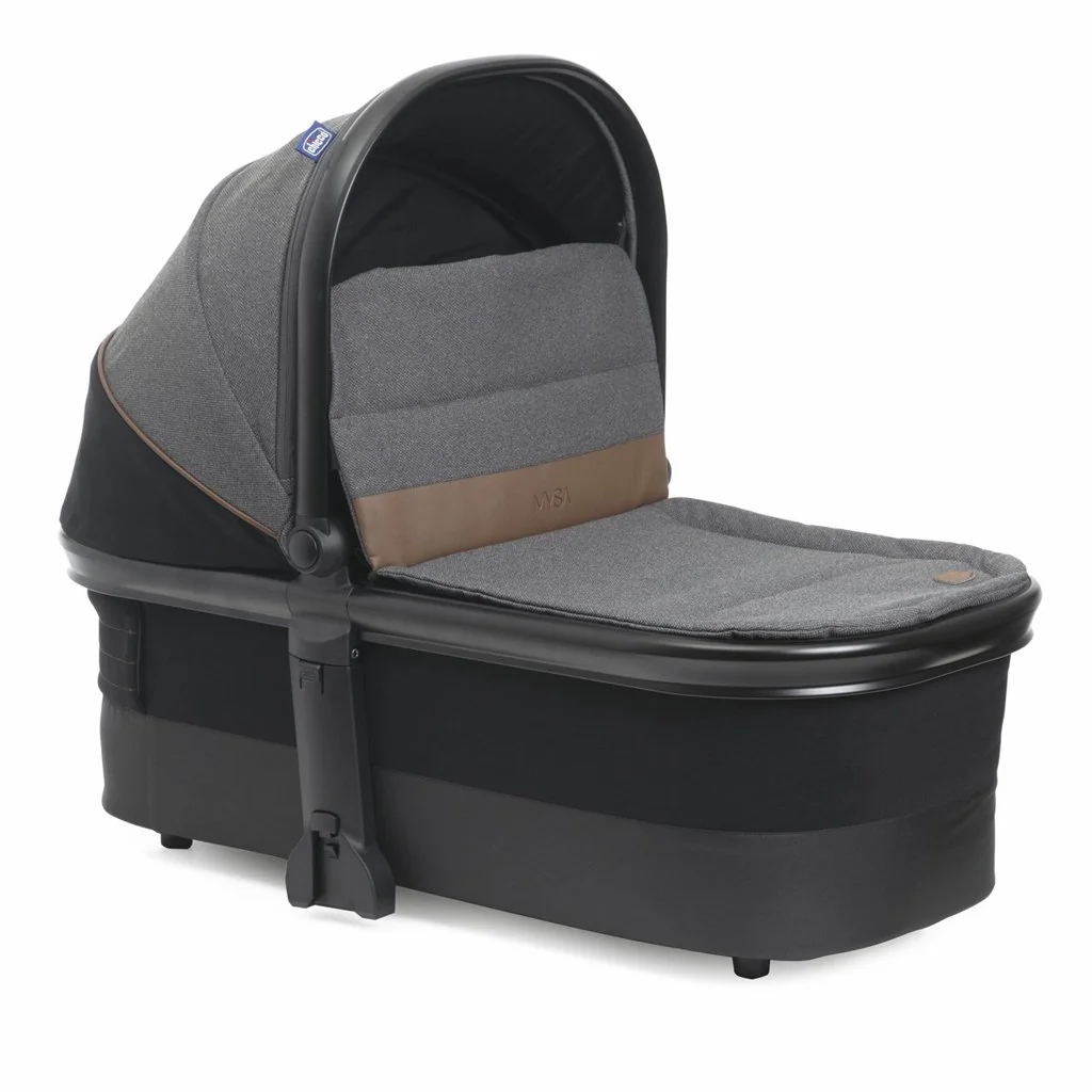Vanička ku kočíku Mysa - Black Satin