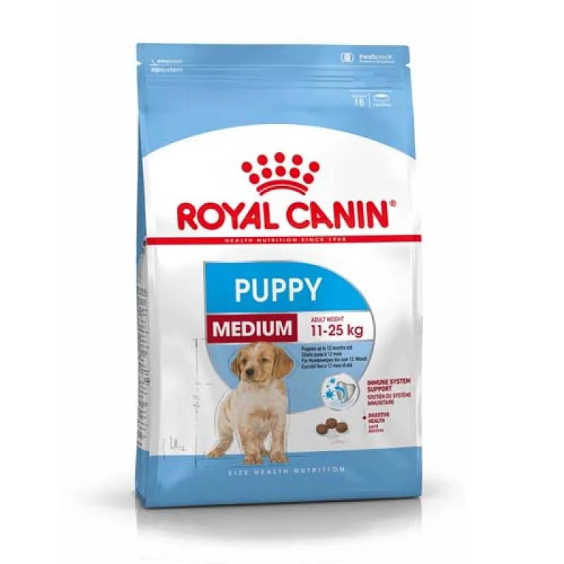 ROYAL CANIN SHN MEDIUM PUPPY 15kg -granule pre šteňatá stredných plemien
