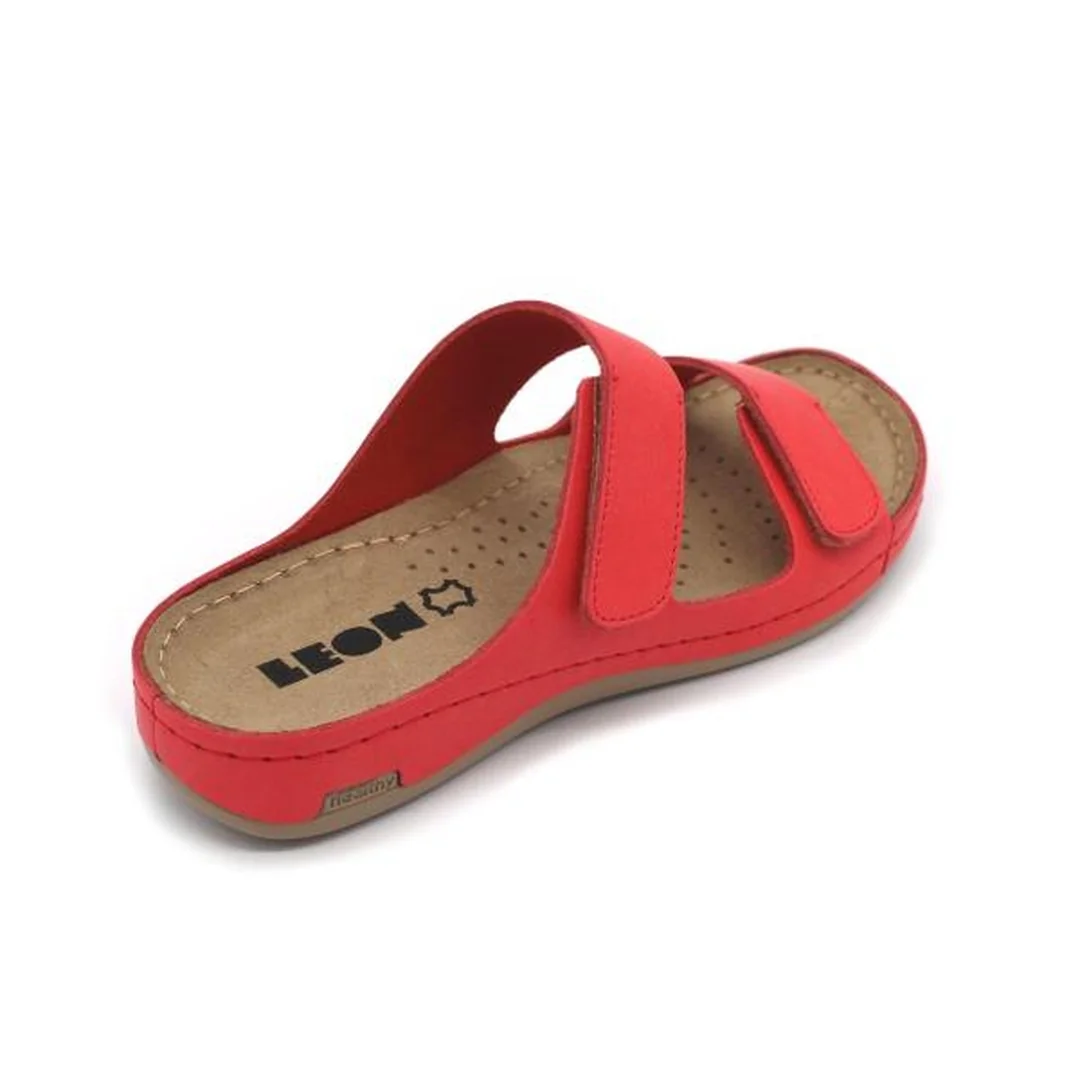 Leon 907 Dámska zdravotná celokožená obuv s prackou 36 - 23cm, modrá, 4,5 cm
