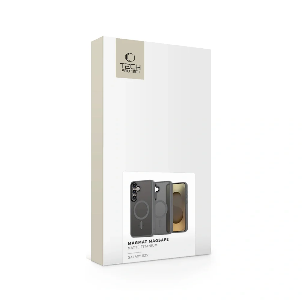 Tech-Protect MagMat MagSafe kryt na Samsung Galaxy S25, titanium