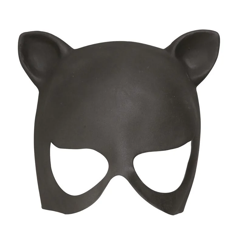 Guirca Maska Mačka čierna latex