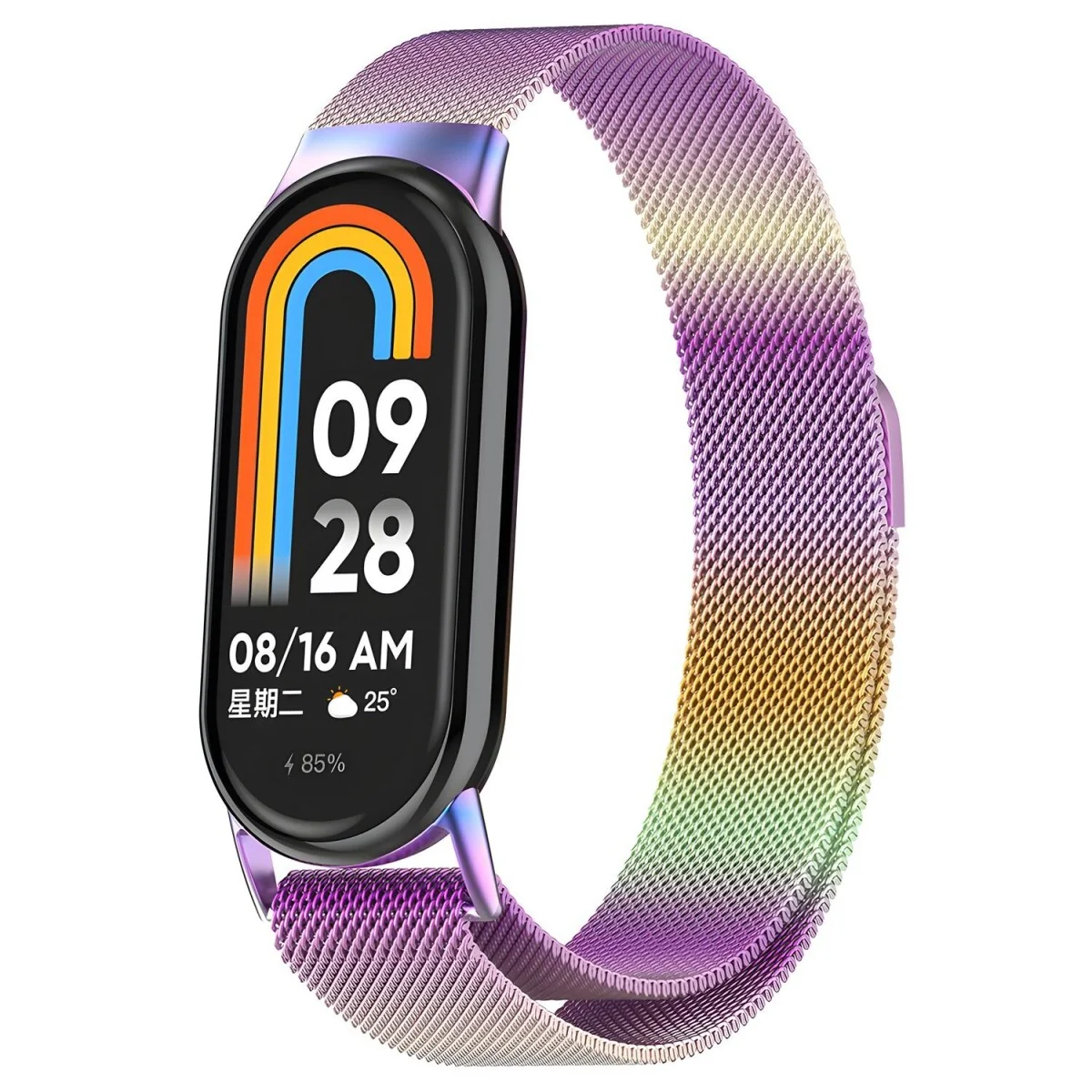 Kovový Remienok pre Xiaomi Mi Band 8 / 8 NFC Multifarebná