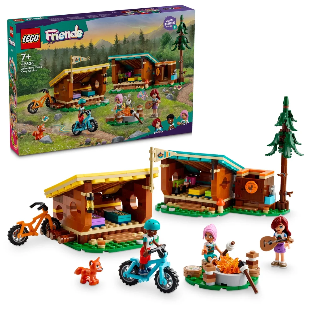 LEGO® Friends 42624 Útulné chatky na dobrodružnom tábore
