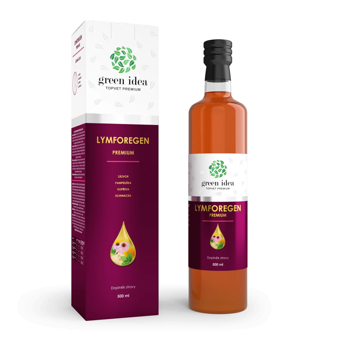 Lymforegen premium 500 ml - Green idea