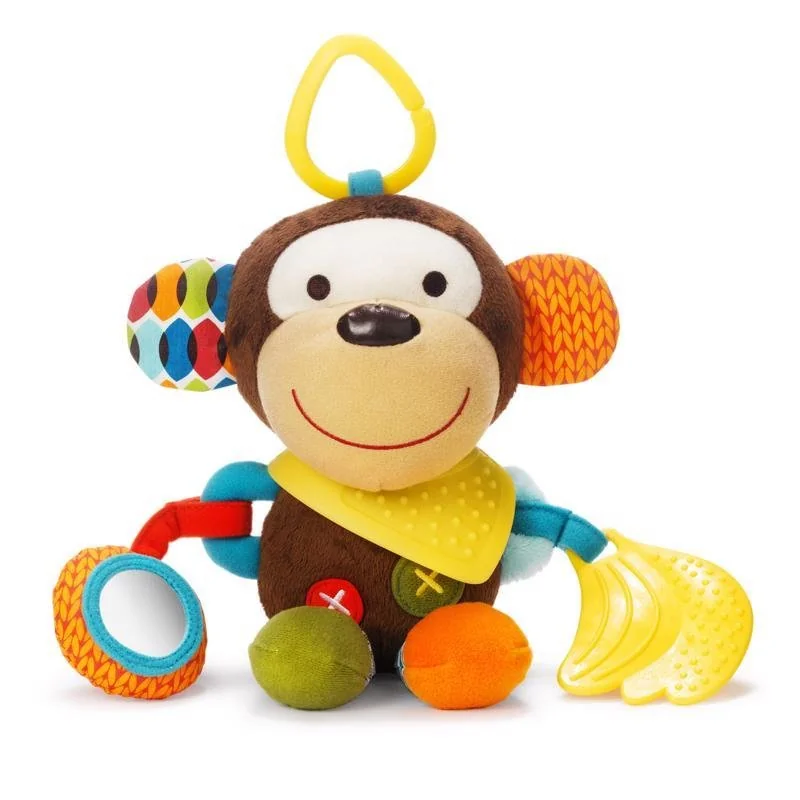 Hračka aktívna na C krúžku Bandana Buddies Opička 0m+