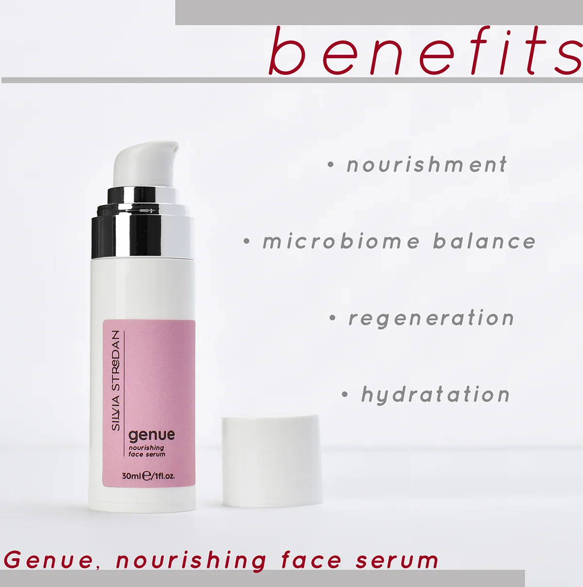 GENUE, vyživujúce krémové sérum, 30ml - exkluzívna beauty-fermentovaná kozmetika, slovenský výrobok