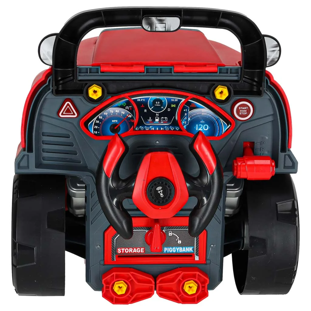 Interaktívne autíčko pre malých mechanikov rozoberateľný motor svetlá zvuky 3+