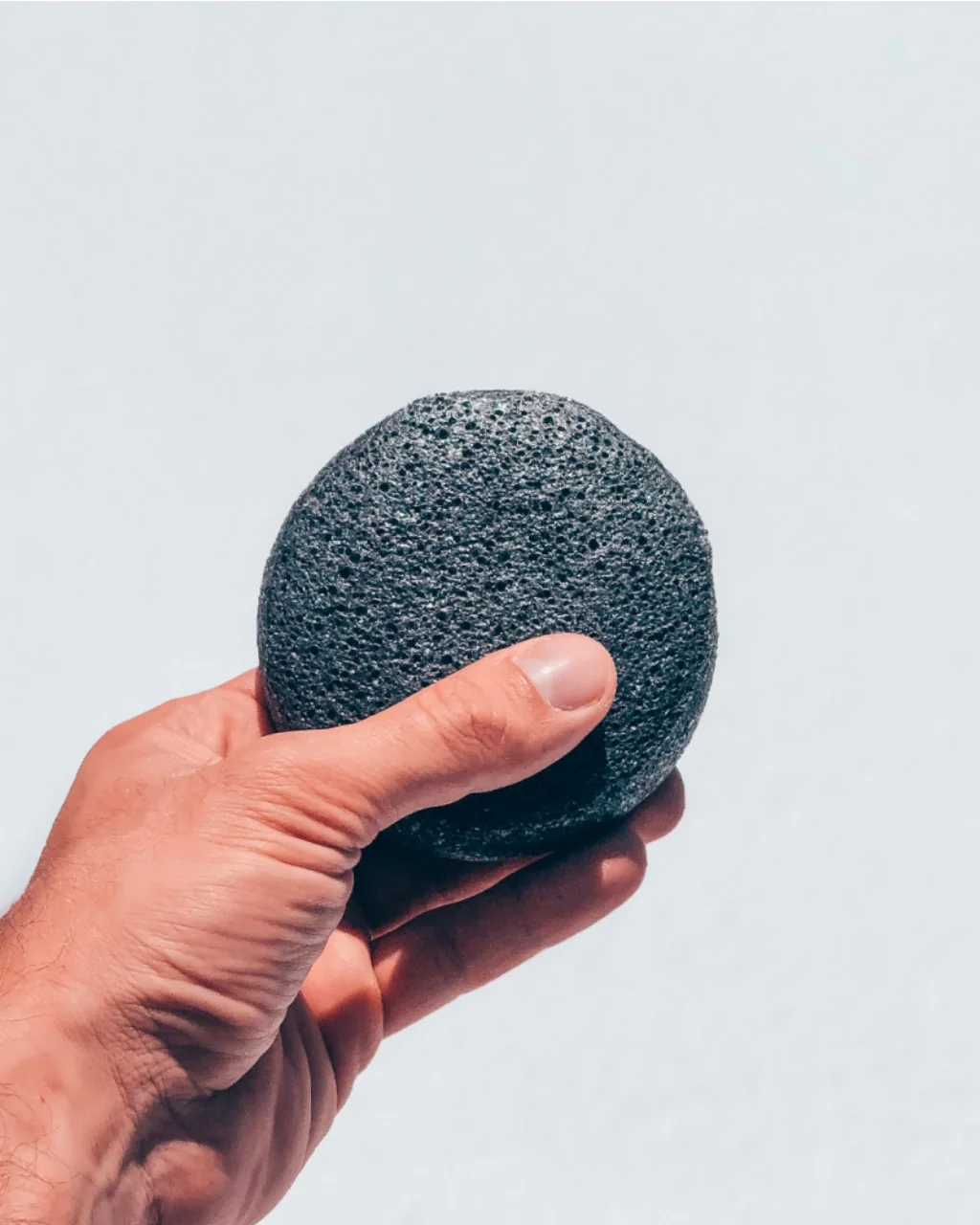 Santo VOLCANO SPA Konjaková čierna hubka maxi 9,5 cm