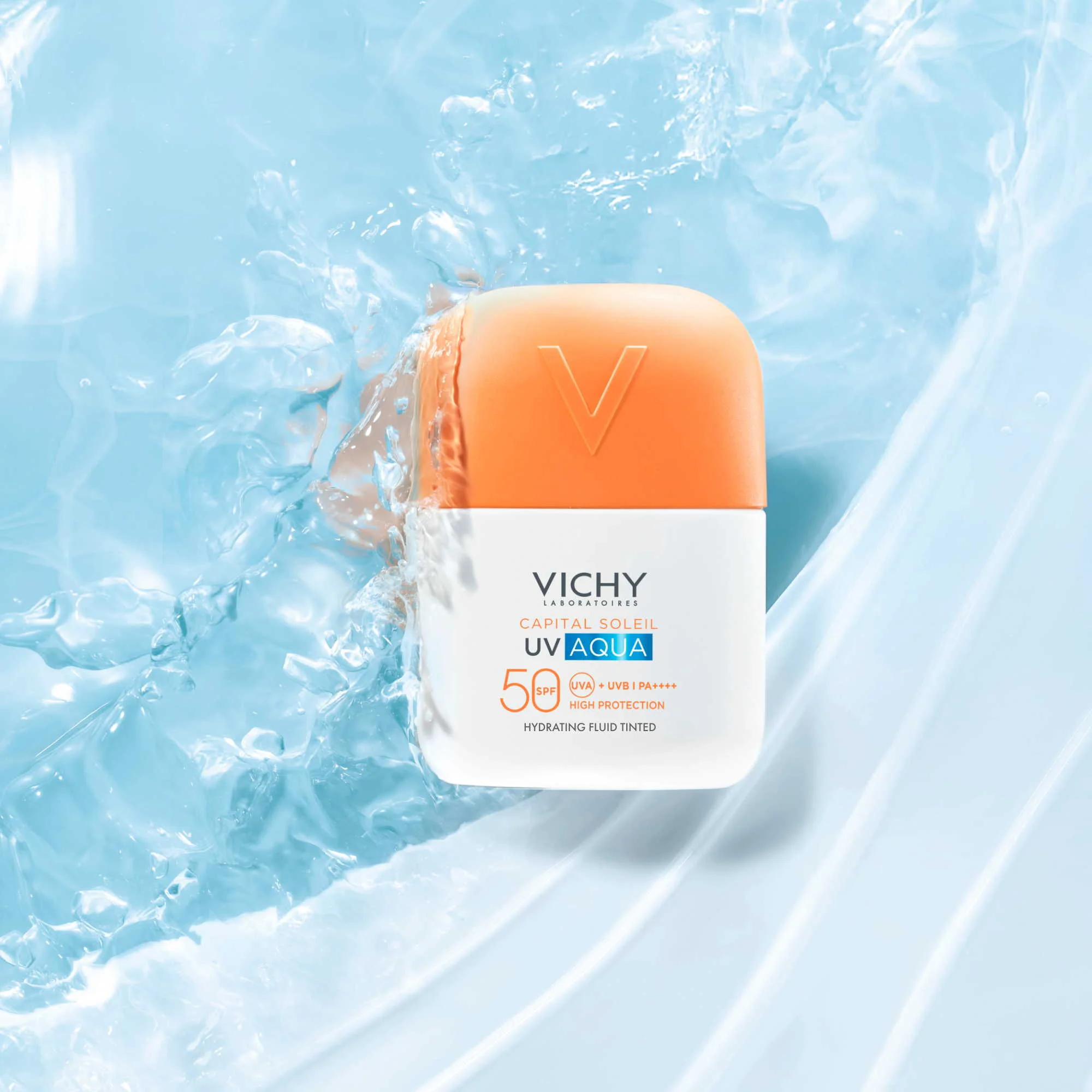 VICHY CAPITAL SOLEIL UV AQUA fluid SPF50 - TÓNOVANÝ LIGHT 50 ml