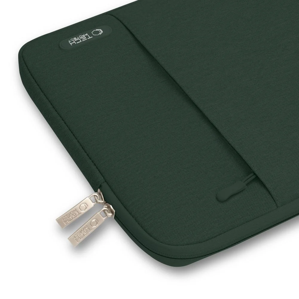 Tech-Protect Sleevy obal na notebook 15-16'', tmavozelený
