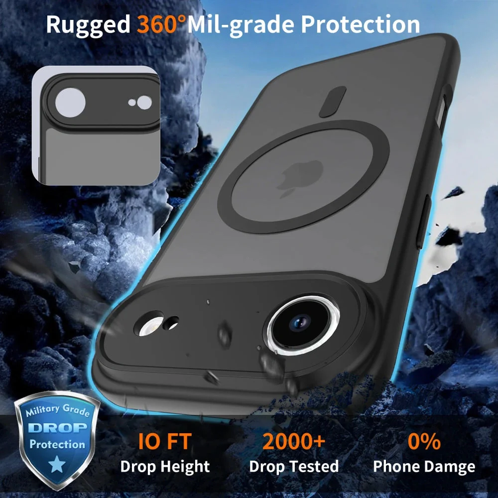 Tech-Protect BasicMag MagSafe kryt na iPhone 17 Air, čierny