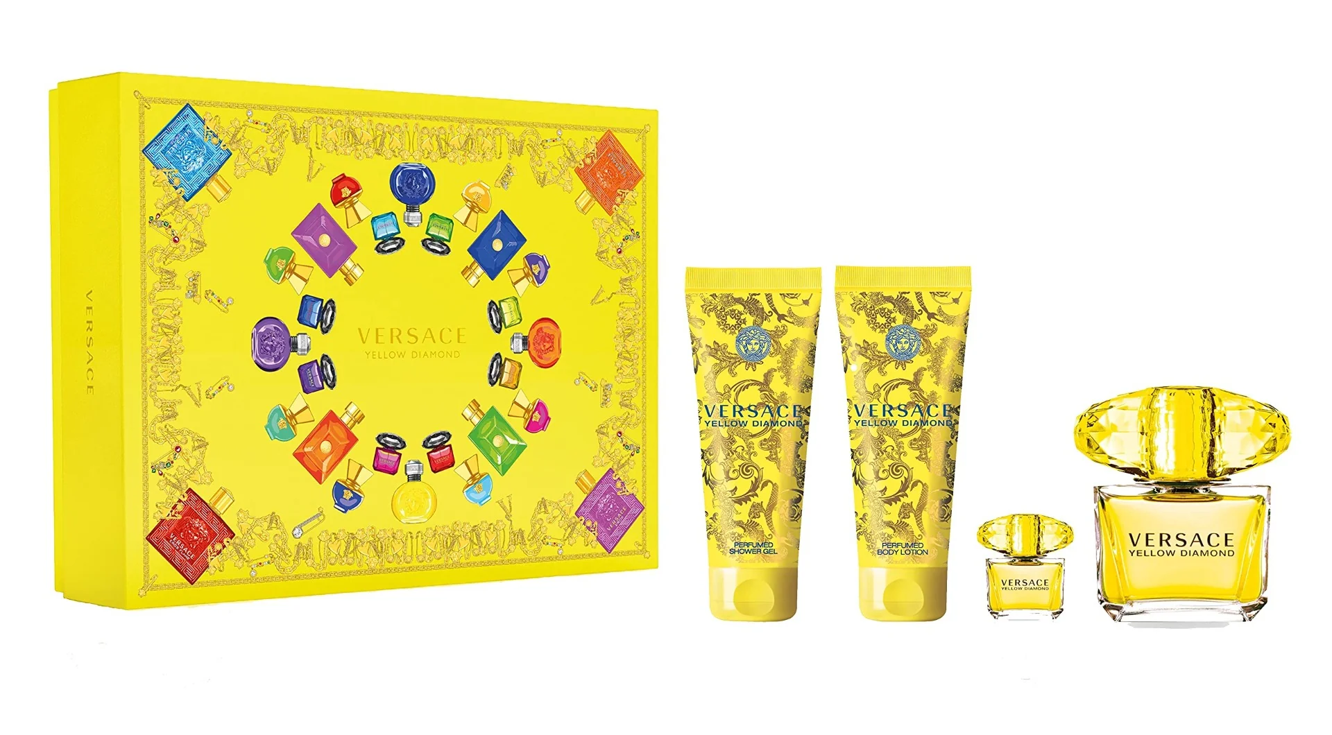 Versace Yellow Diamond Edt 90ml+Lot 100ml+Shg+Edt 1×1 ks