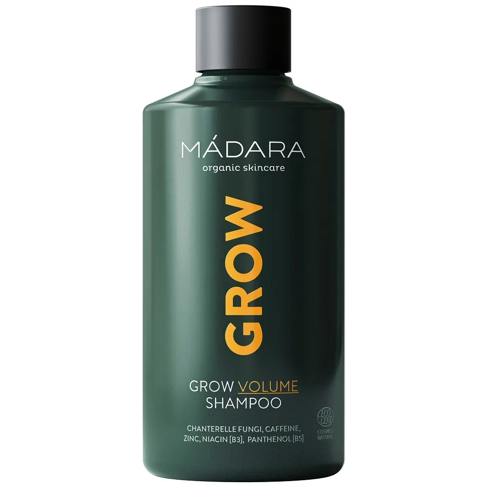 Mádara Grow, Šampón Pre Objem A Rast Vlasov 1×250 ml, prírodný šampón