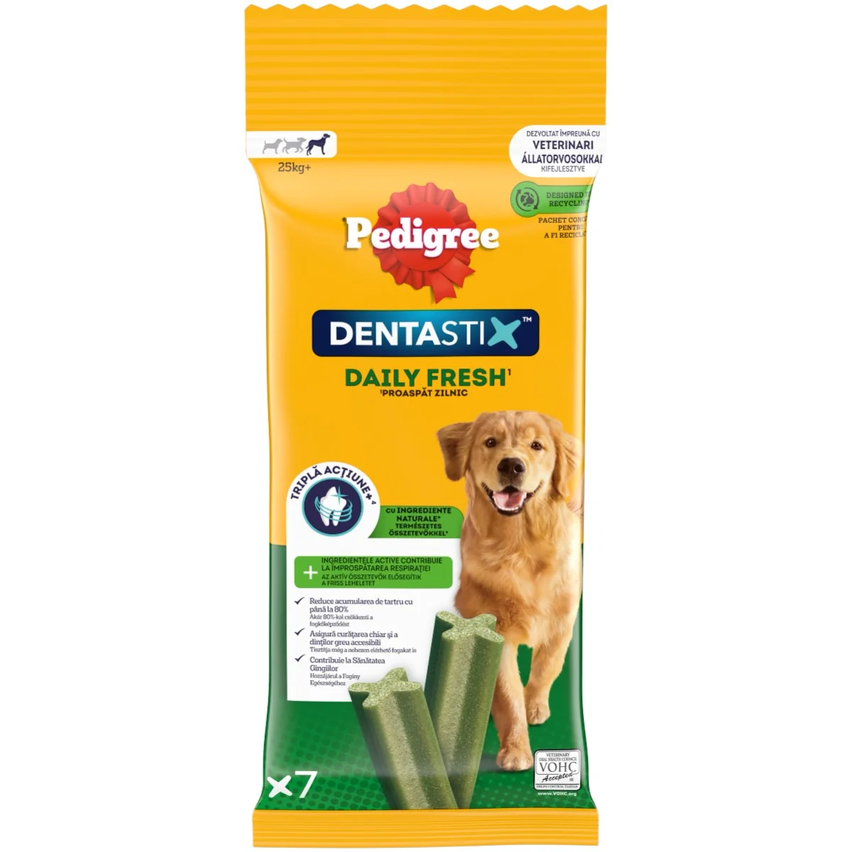 PEDIGREE pochúťka DentaStix Fresh Large 7pack 1×7 ks, pochúťka pre psy