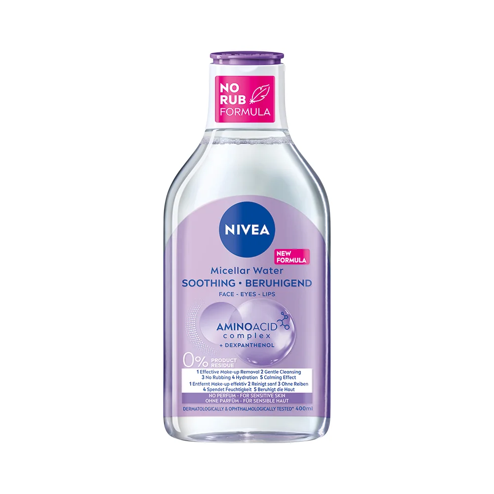 NIVEA Micelárna voda MicellAIR Sensitive 1×400 ml, upokojujúca, all in 1
