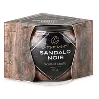 Emocio Sklo Dekor 70×62 mm Sandalo Noir, vonná sviečka