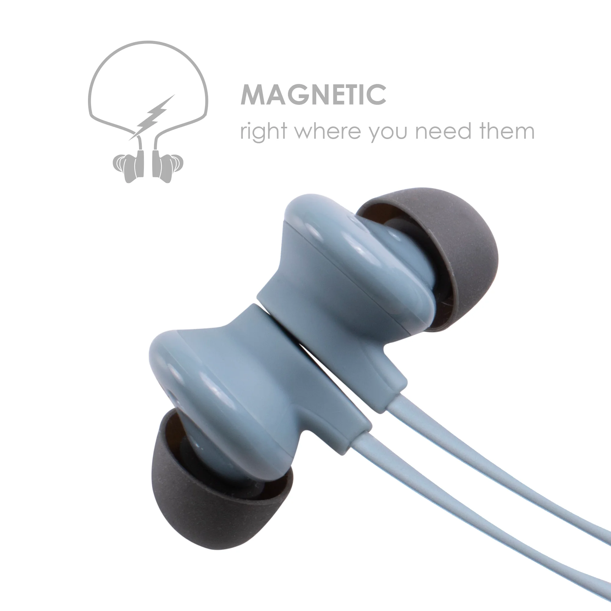 BOOMPODS sportline bezdrôtové slúchadlá ľadová modrá