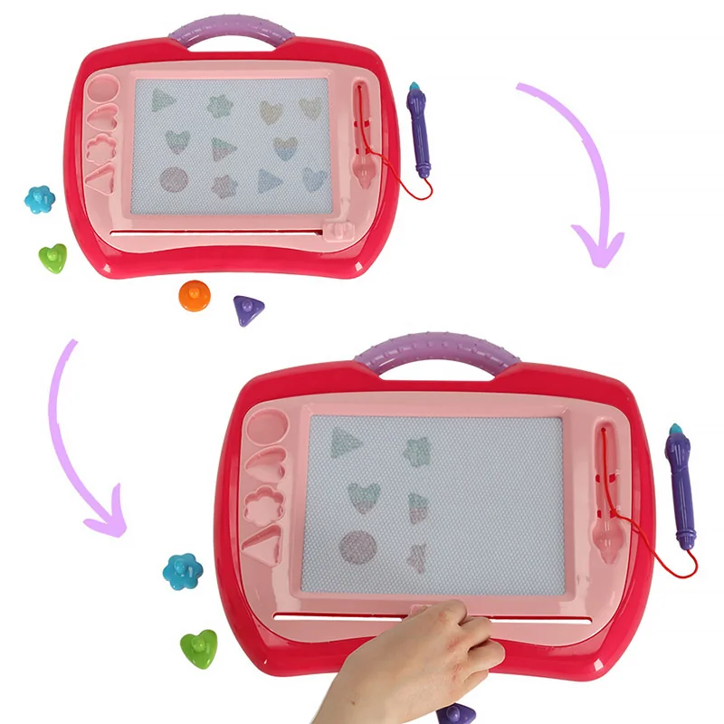 Tabuľa na kreslenie pre deti 35x30cm ružová FUNNY DRAWING BOARD JO16-13A