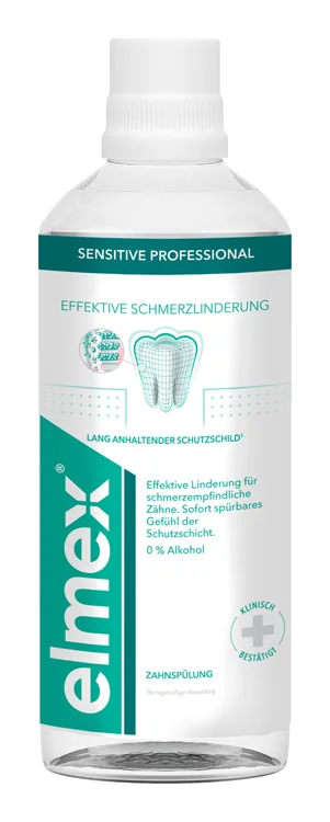 Elmex Sensitive Professional ústna voda 1x400 ml, ústna voda