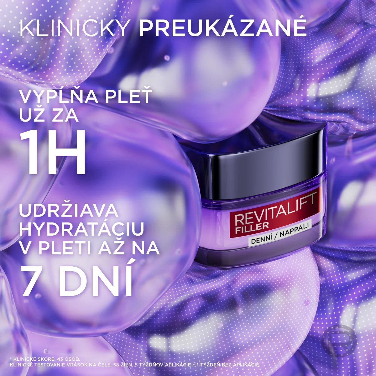 L´OREAL REVITALIFT FILLER DENNÝ 1×50 ml, vyplňujúcí krém proti starnutiu pleti