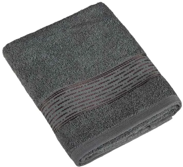 Froté uterák Kamilka prúžok 450g 16/44 tm. šedá 50x100cm 1×1 ks, uterák