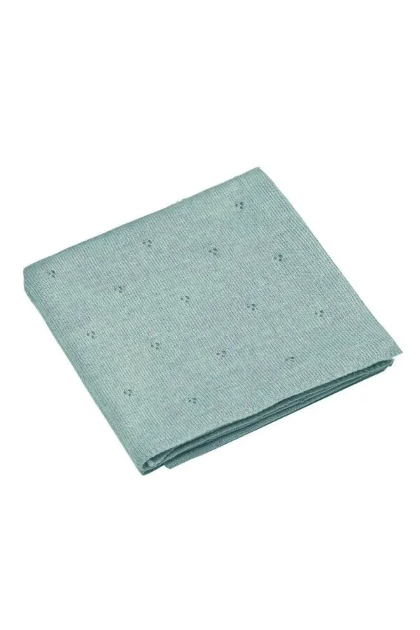 Pletená merino deka SOFTELLO - SAPO šalviová