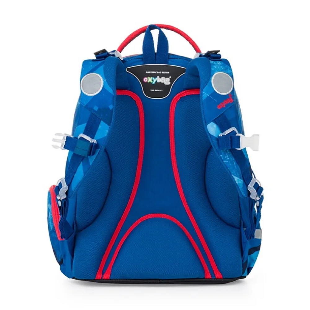 Školský batoh OXY GO Hokej modrý, ergonomický
