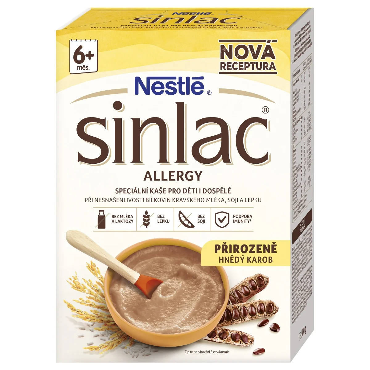 NESTLÉ Nemliečna kaša Sinlac Allergy 500 g 1×500 g, od ukončeného 4. mesiaca