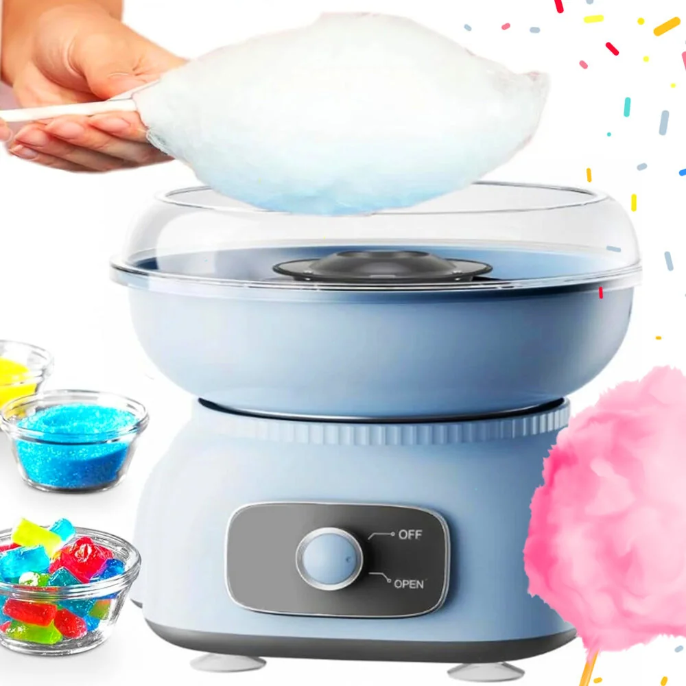 Livefy Cotton Candy V2 stroj na cukrovú vatu, modrý