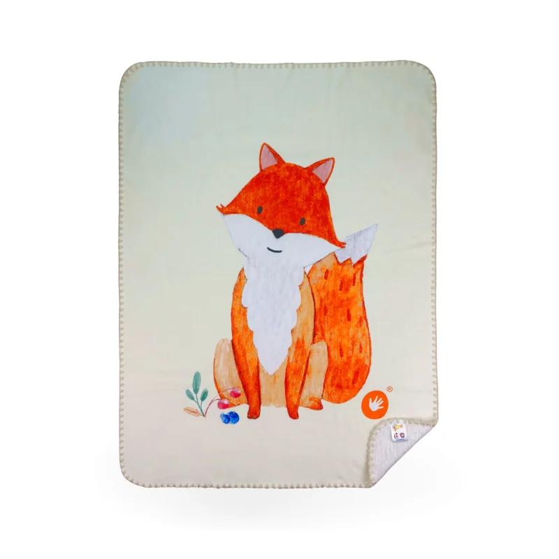 XKKO LUX Španielska detská deka - Fox, 75x100