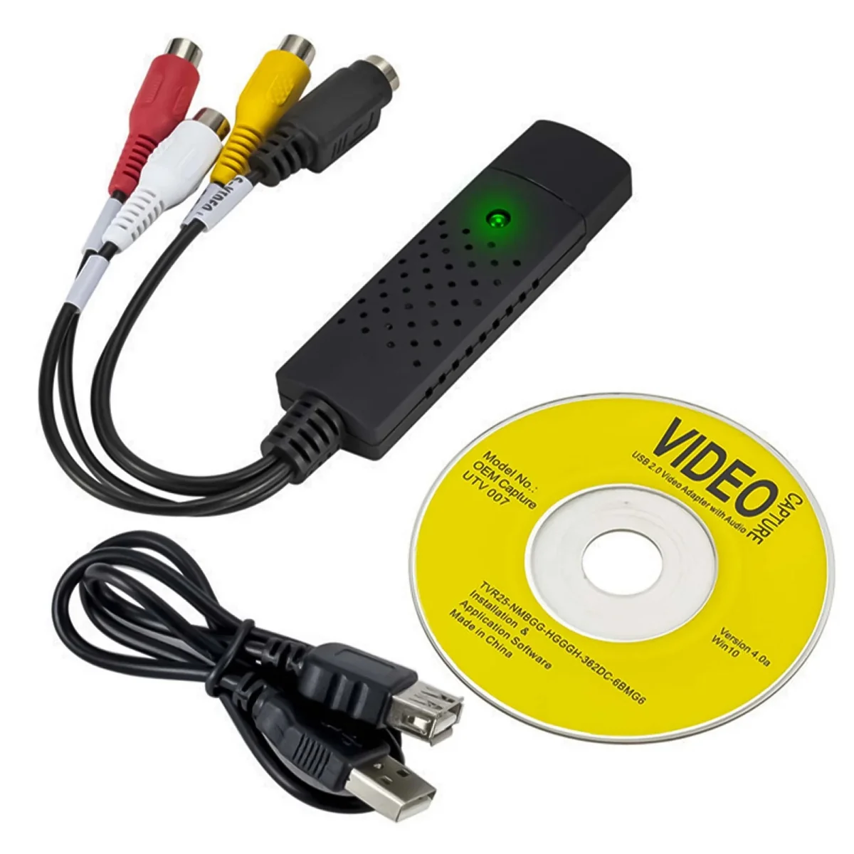 MG EasyCAP video grabber Cinch/USB, čierny